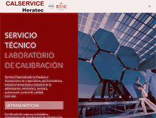 Tablet Screenshot of calservice-heratec.es
